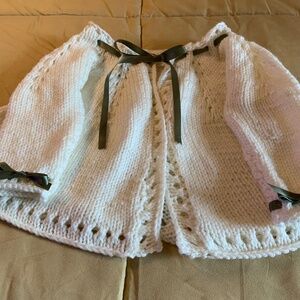 Cream color Crocheted Handmade Baby Jacket 0-3 months, New